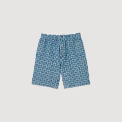 Bermuda En Denim Square Cross
