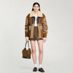 Blouson à Col Mouton