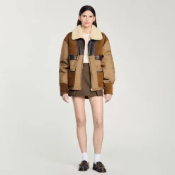 Blouson à Col Mouton