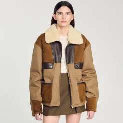 Blouson à Col Mouton