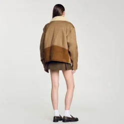 Blouson à Col Mouton