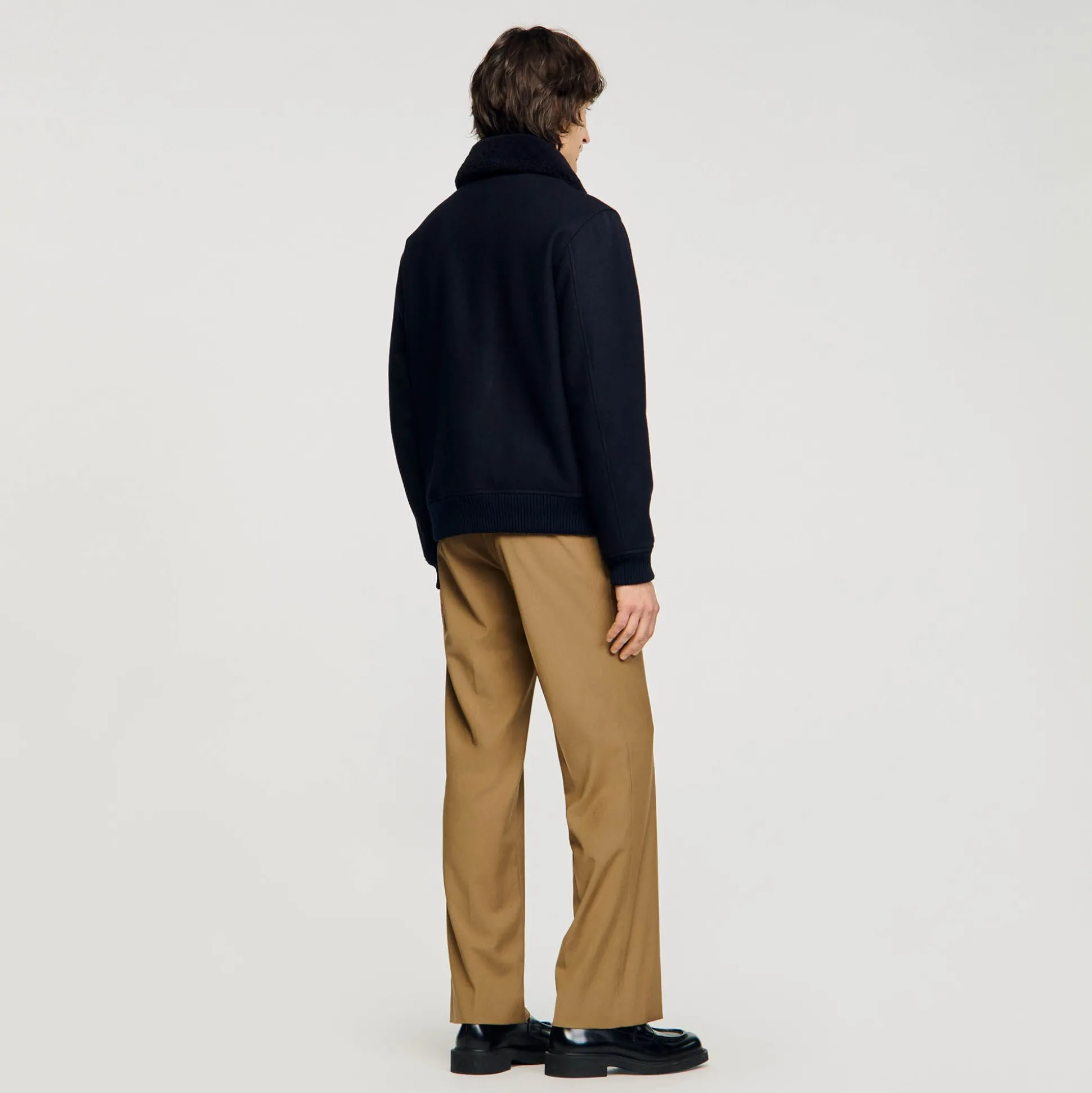 Blouson Aviateur En Laine