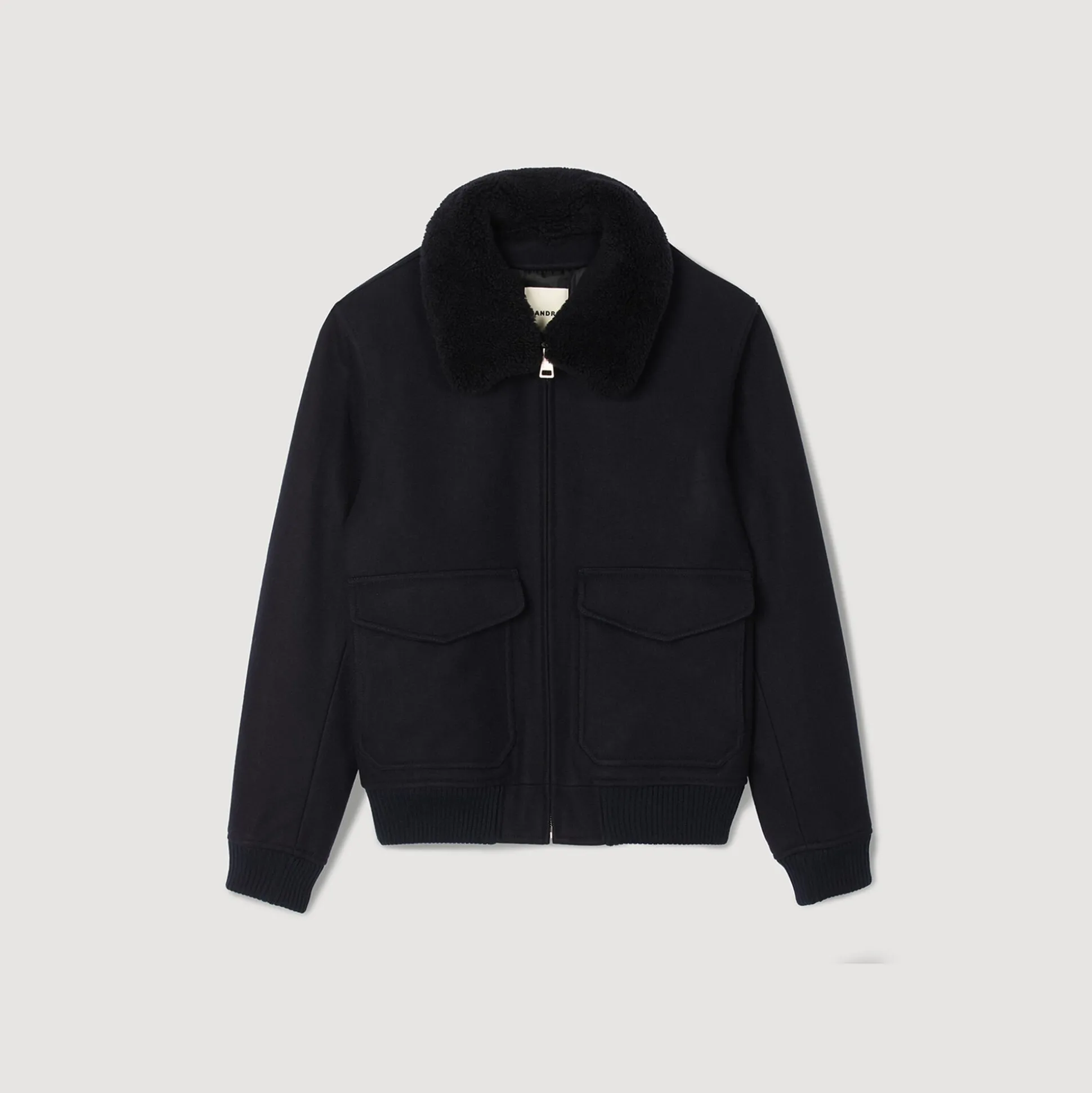 Blouson Aviateur En Laine