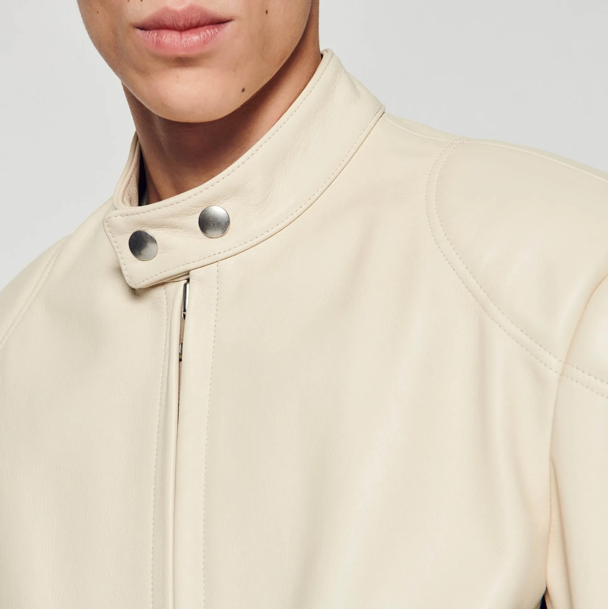 Blouson Biker En Cuir