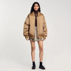 Blouson Bomber Satiné