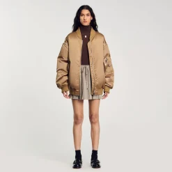 Blouson Bomber Satiné