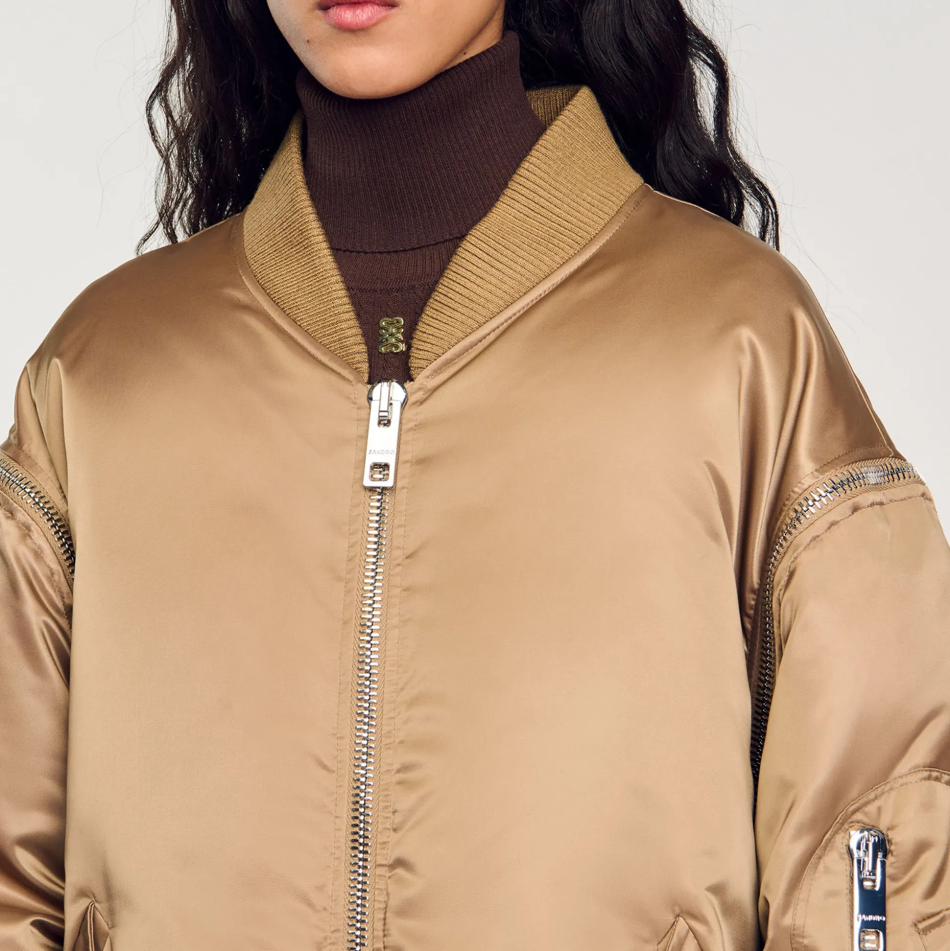 Blouson Bomber Satiné