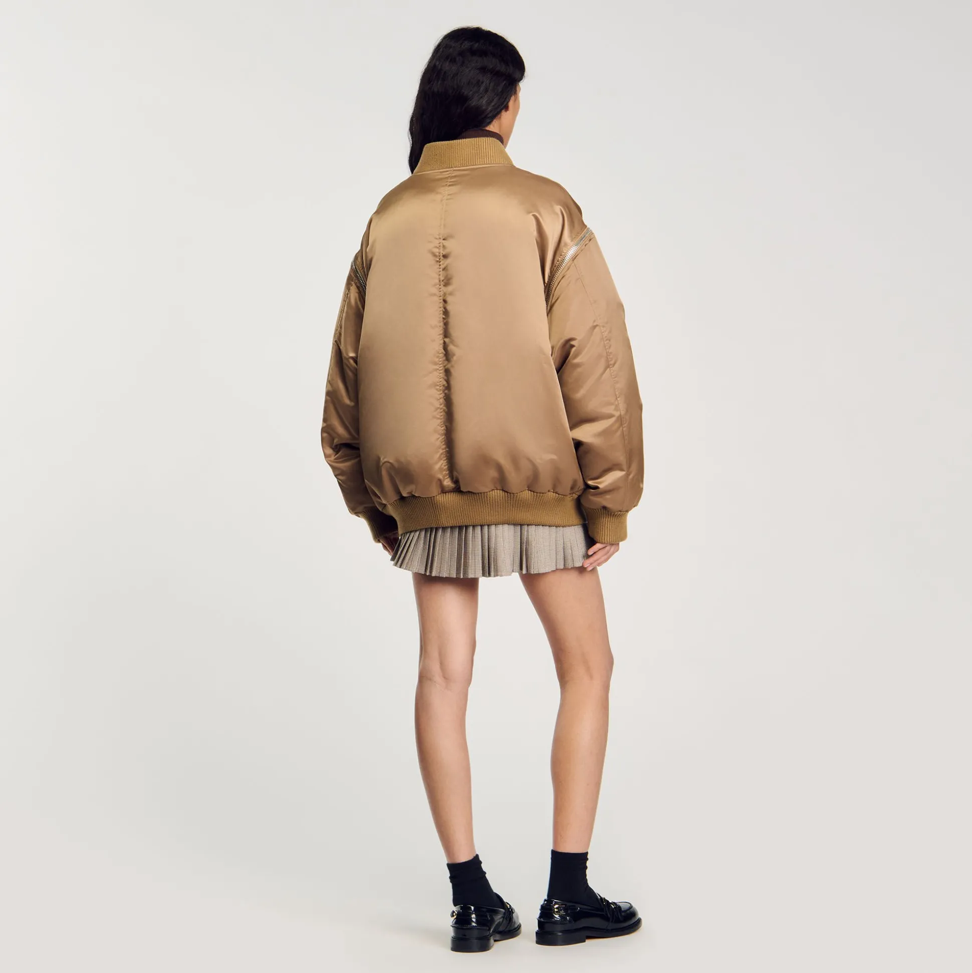 Blouson Bomber Satiné