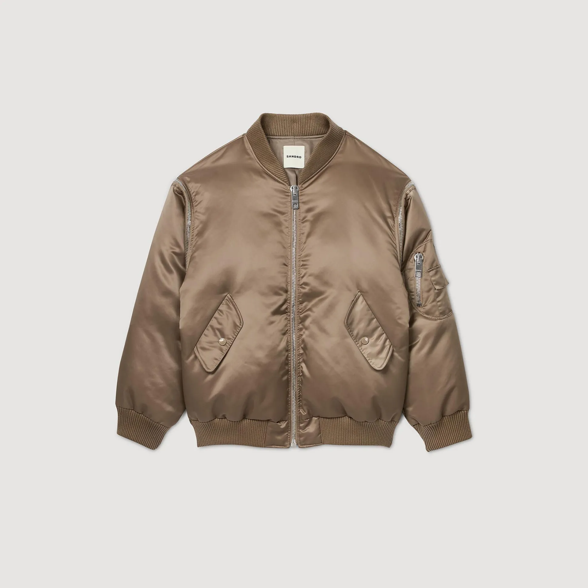 Blouson Bomber Satiné