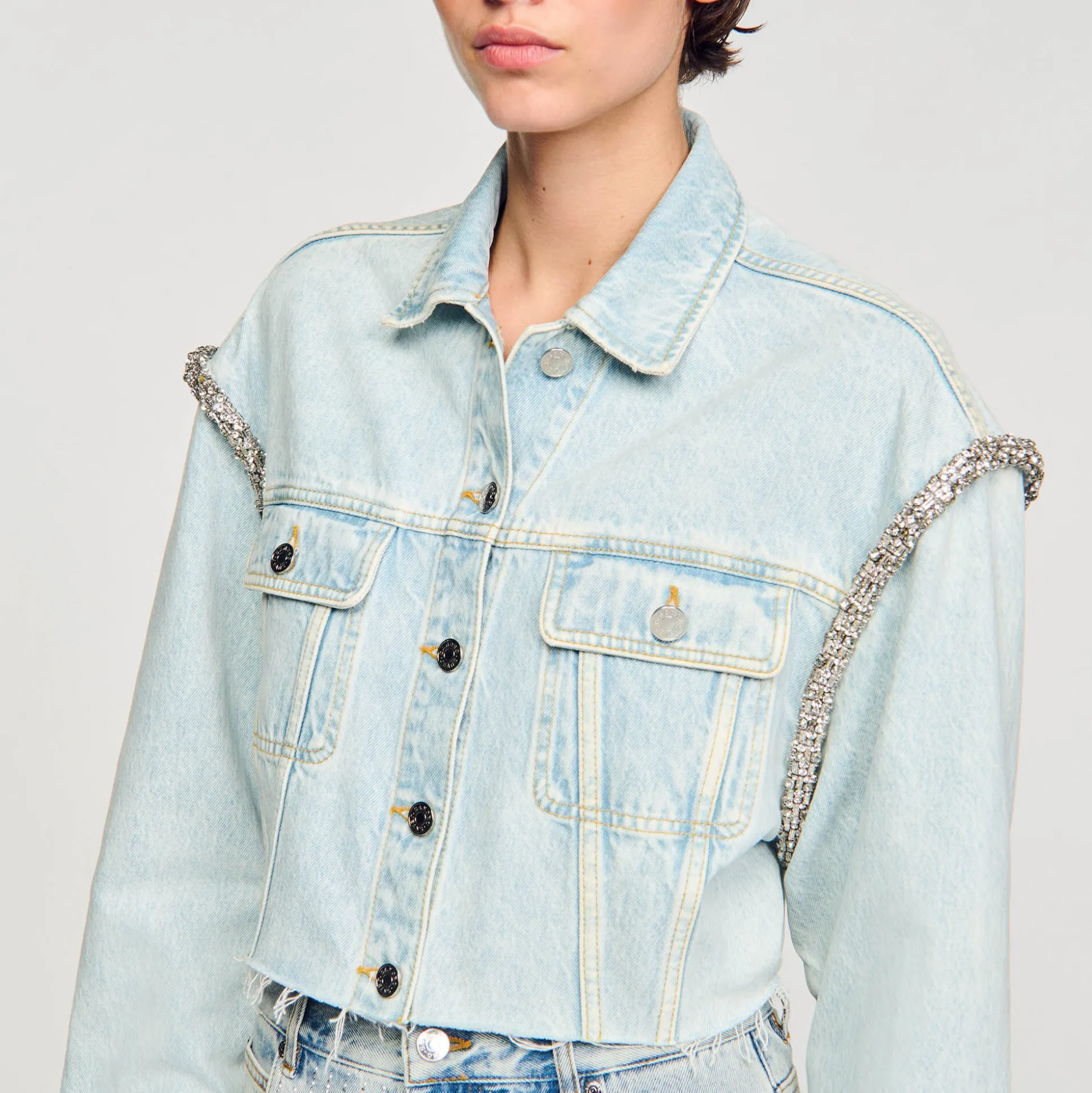 Blouson Court En Denim