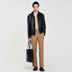Blouson En Cuir D'agneau