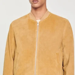 Blouson En Cuir Suédé