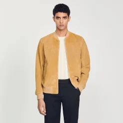 Blouson En Cuir Suédé