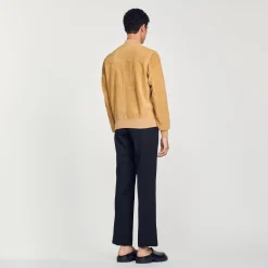 Blouson En Cuir Suédé