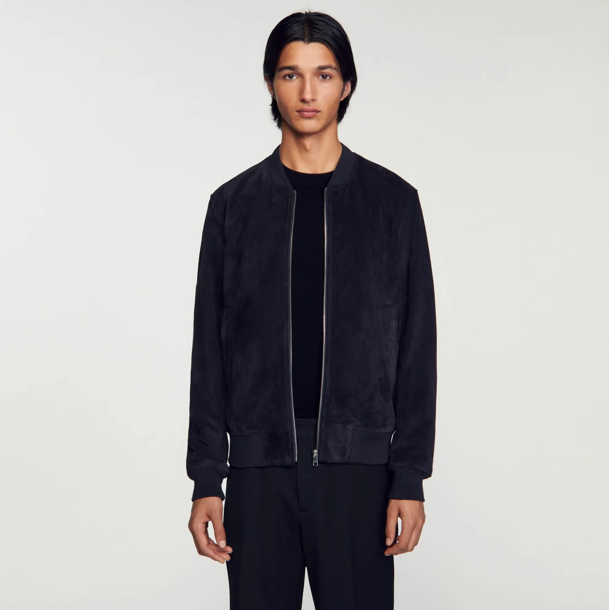 Blouson En Cuir Suédé