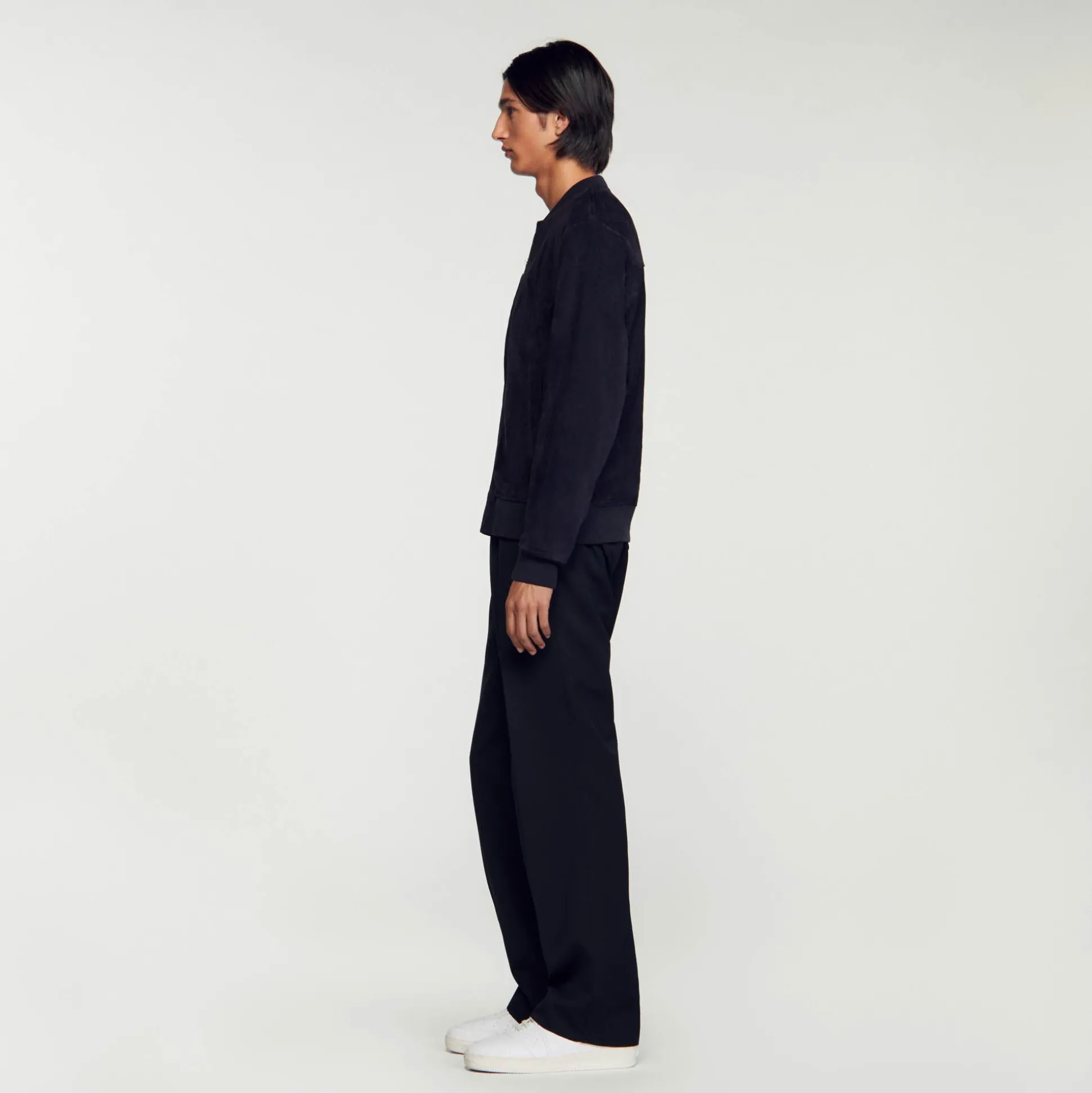 Blouson En Cuir Suédé