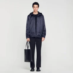Blouson En Nylon Square Cross