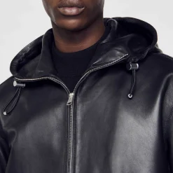 Blouson Oversize En Cuir