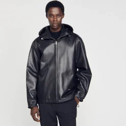 Blouson Oversize En Cuir