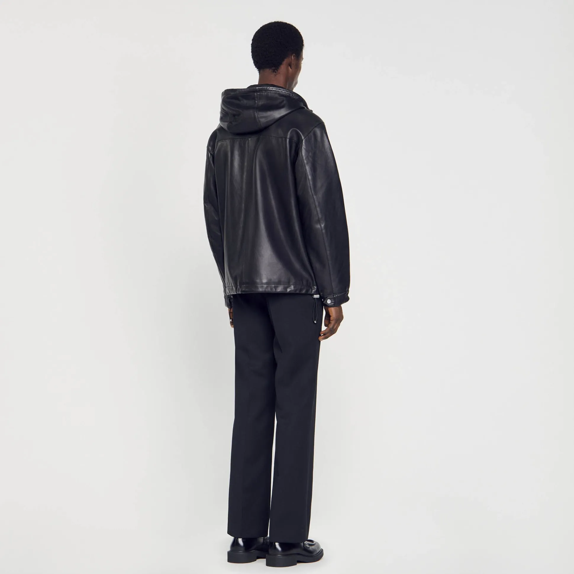 Blouson Oversize En Cuir