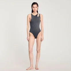 Body à épaule Strassée