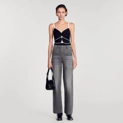 Body En Maille Bicolore