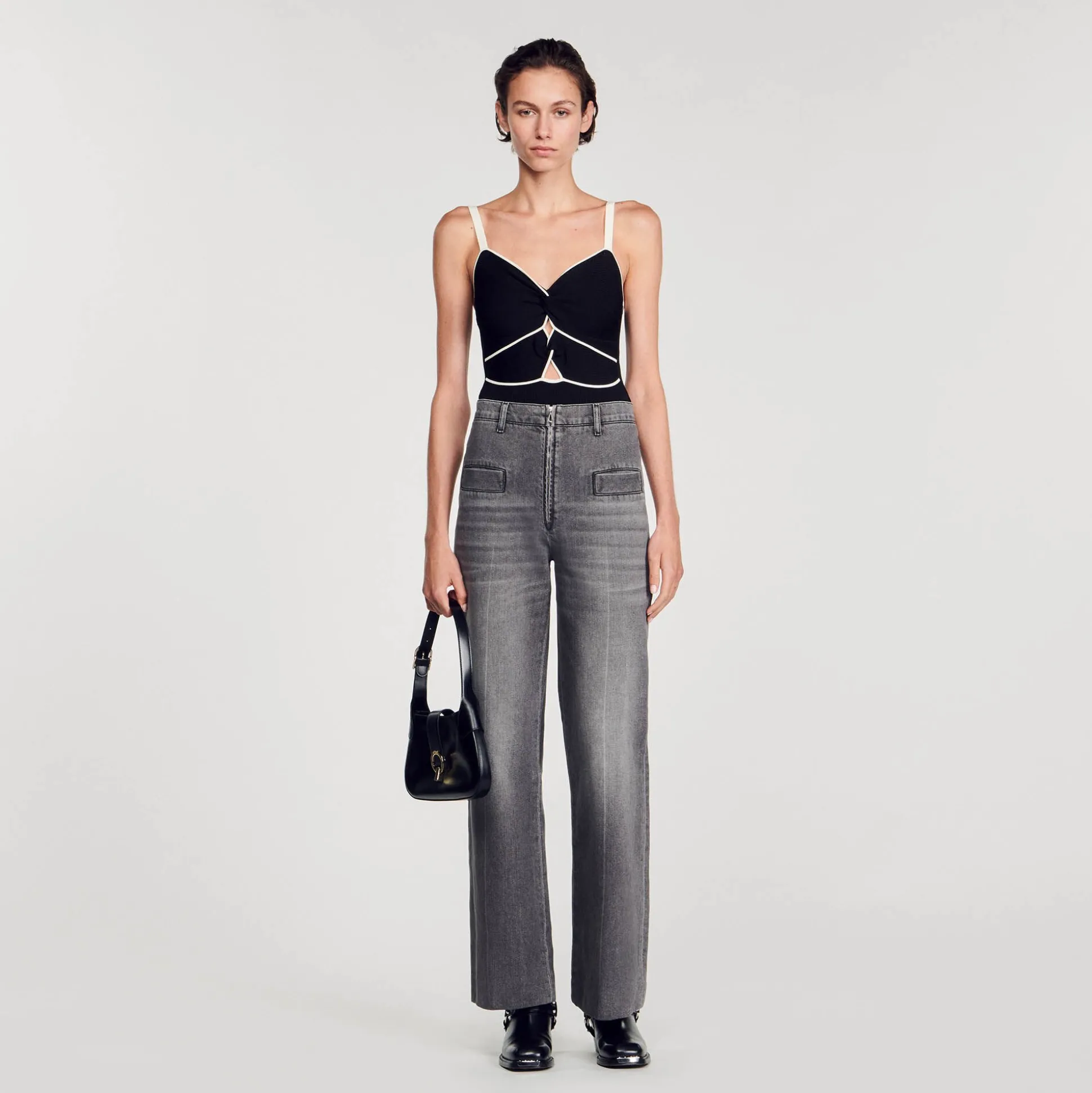 Body En Maille Bicolore
