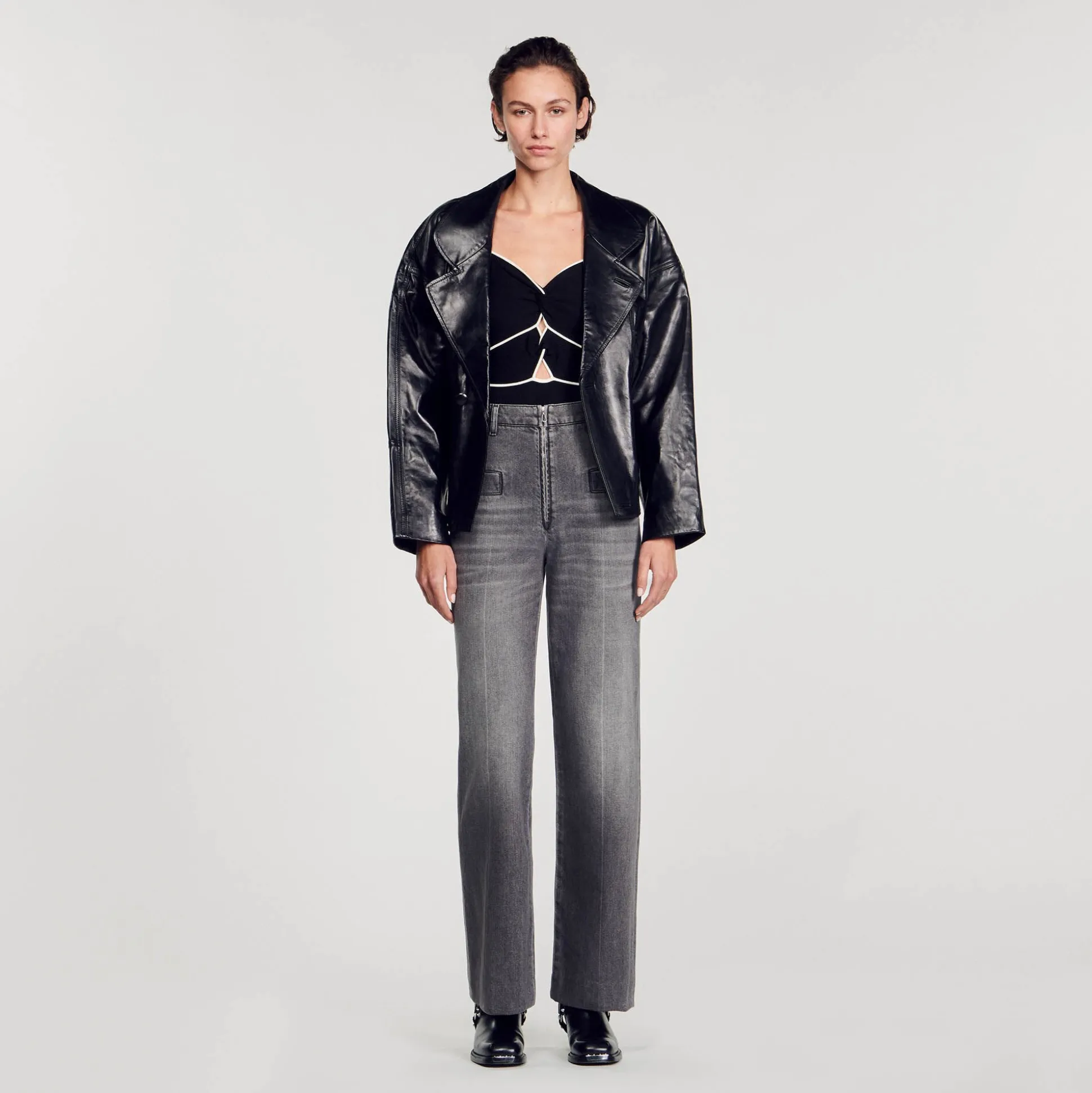 Body En Maille Bicolore