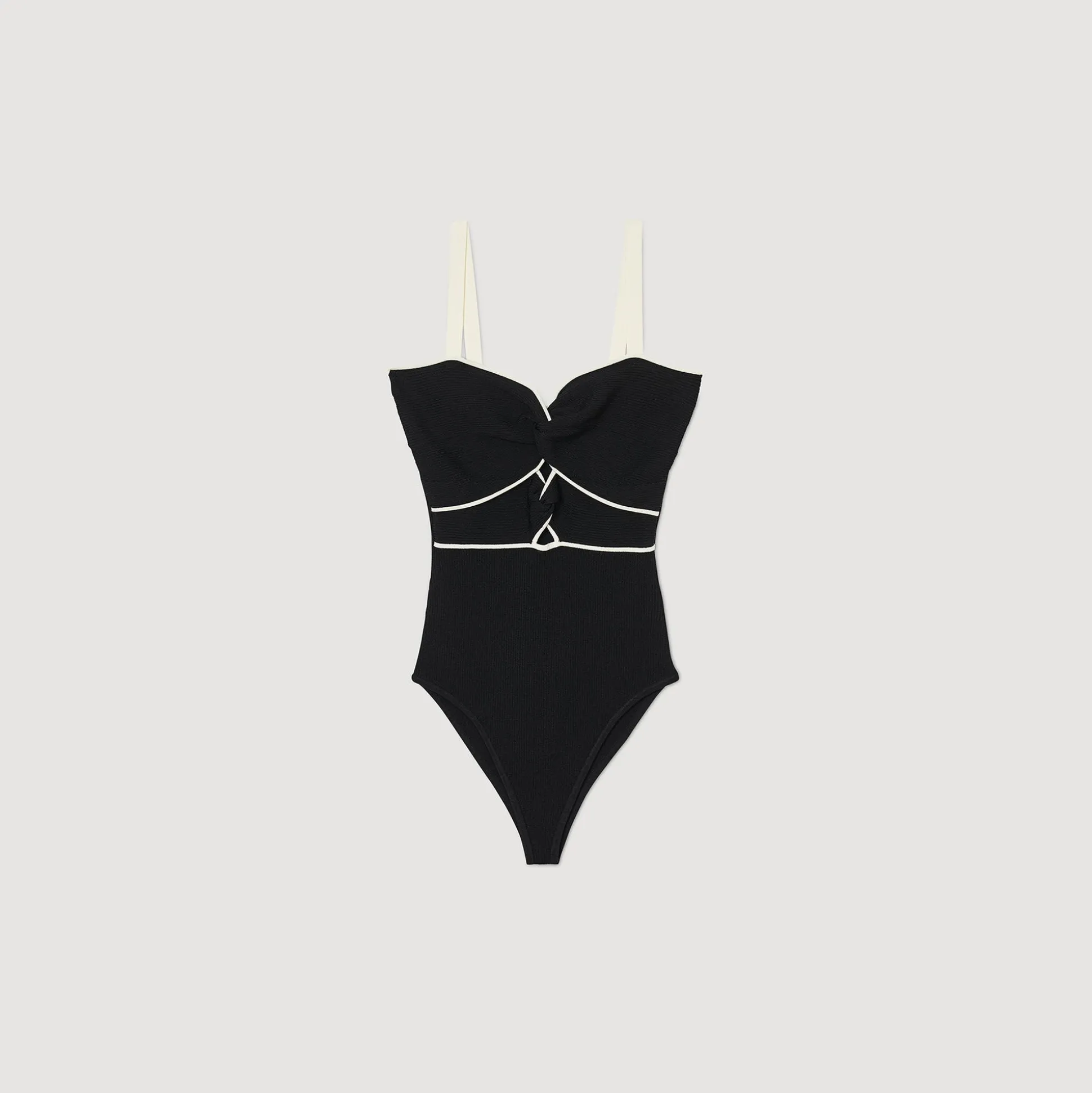 Body En Maille Bicolore