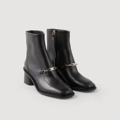 Bottines En Cuir