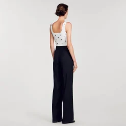 Brassière En Maille Ornée De Charms