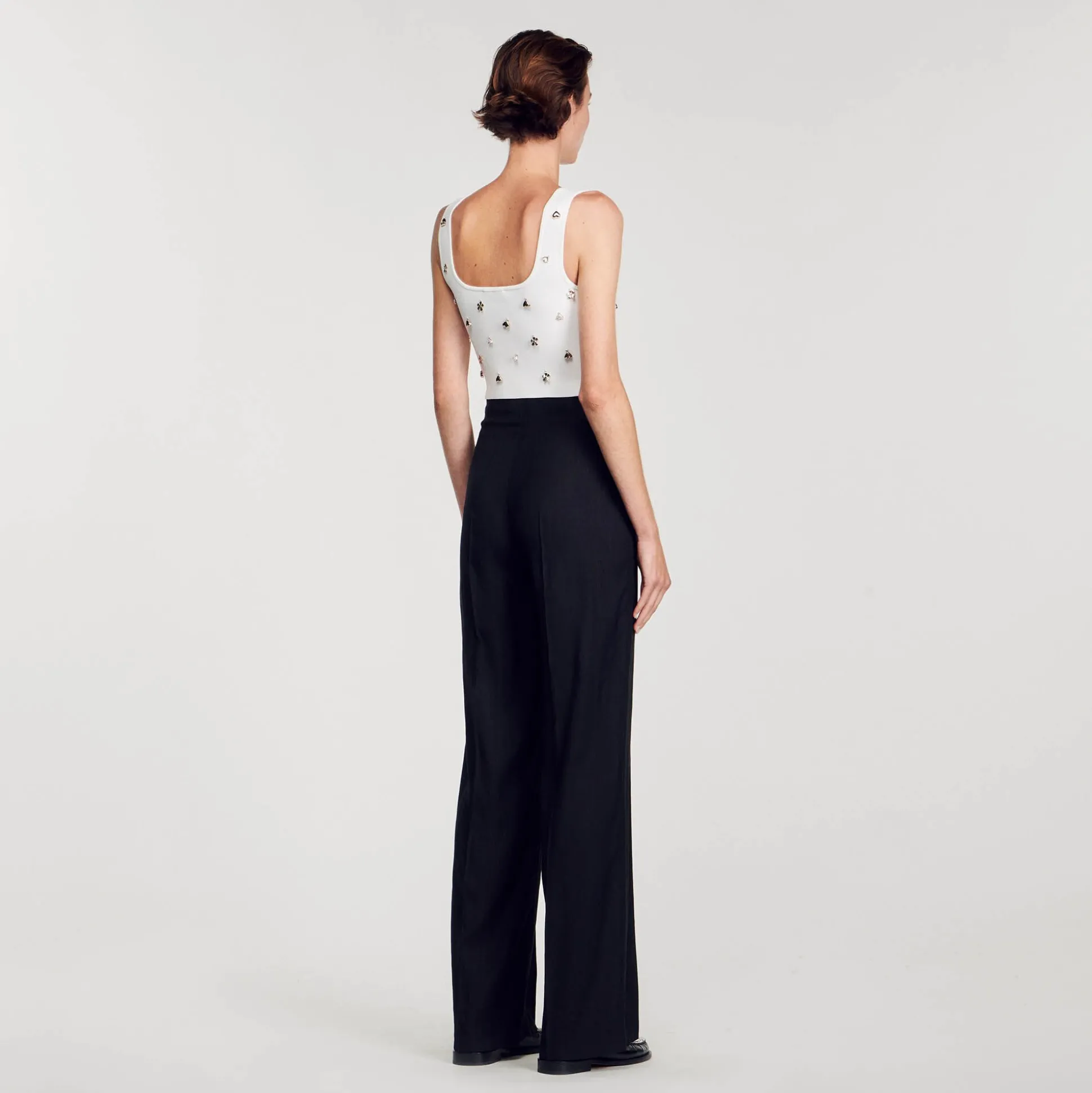 Brassière En Maille Ornée De Charms