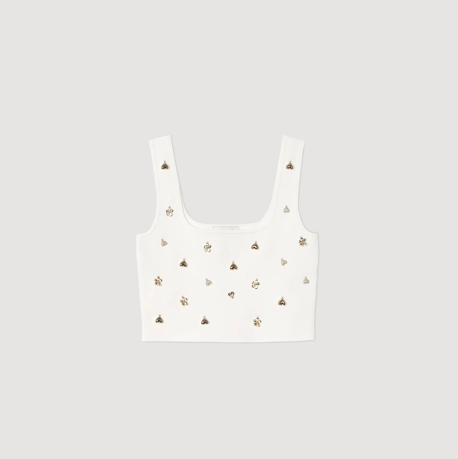 Brassière En Maille Ornée De Charms