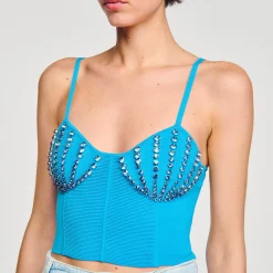 Bustier à Strass Coquillages