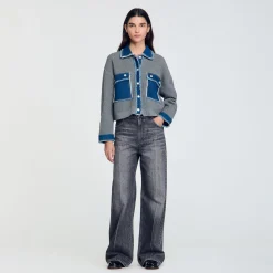 Cardicoat En Maille Et Jean