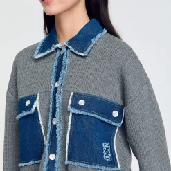 Cardicoat En Maille Et Jean