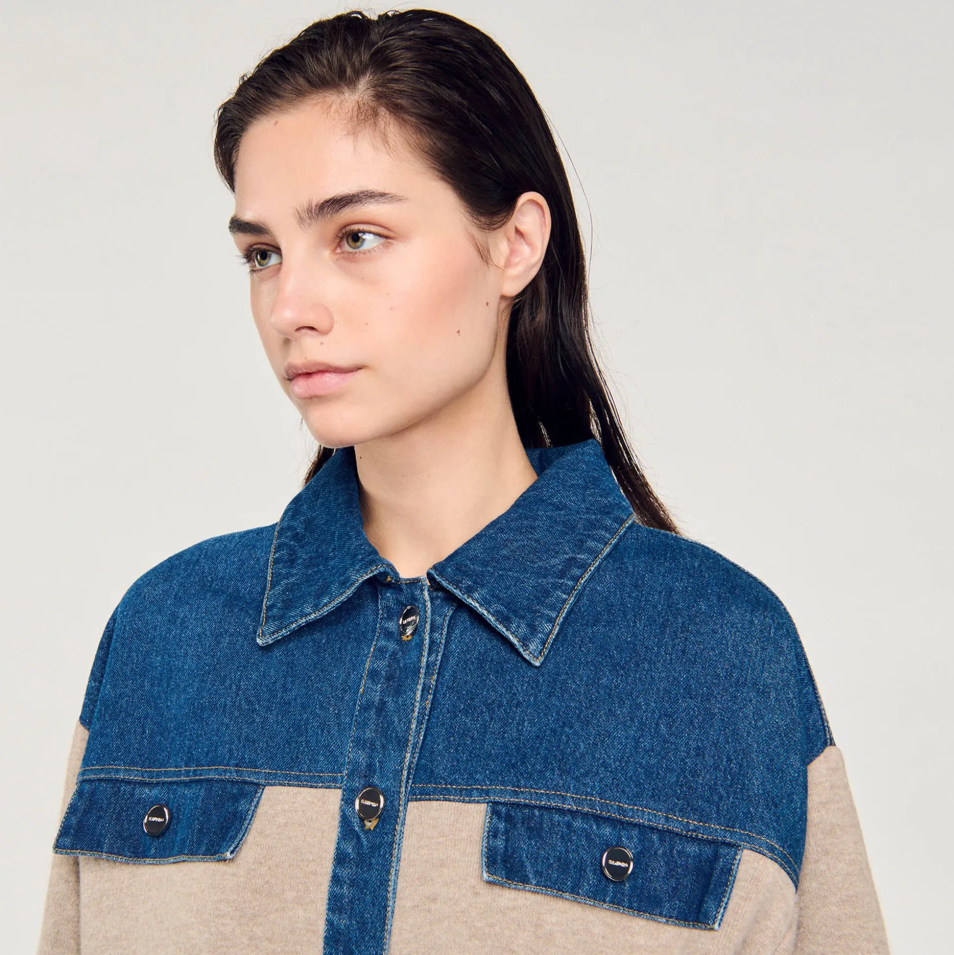 Cardicoat En Maille Et Jean