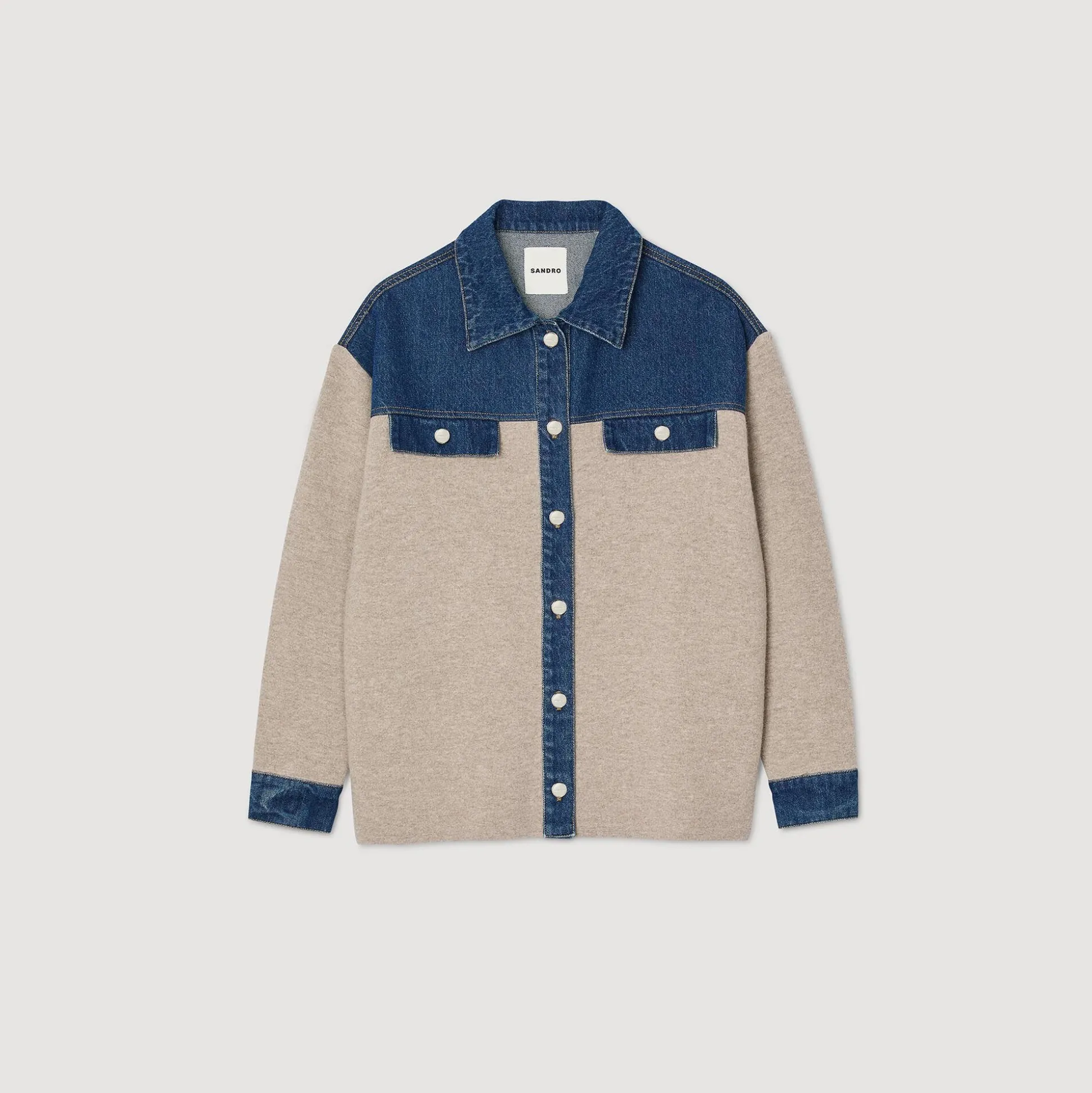 Cardicoat En Maille Et Jean