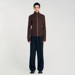Cardigan Côtelé