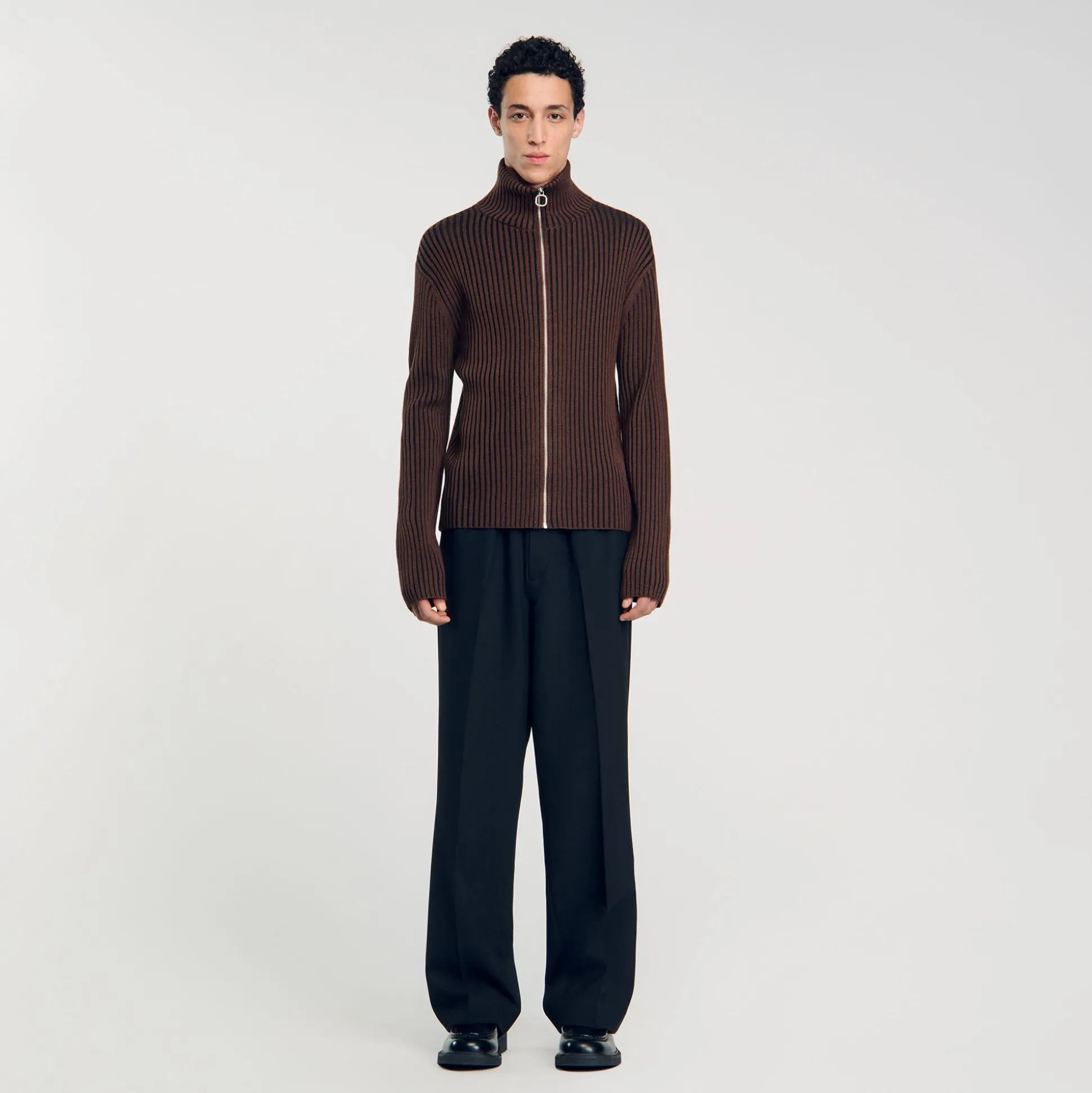 Cardigan Côtelé