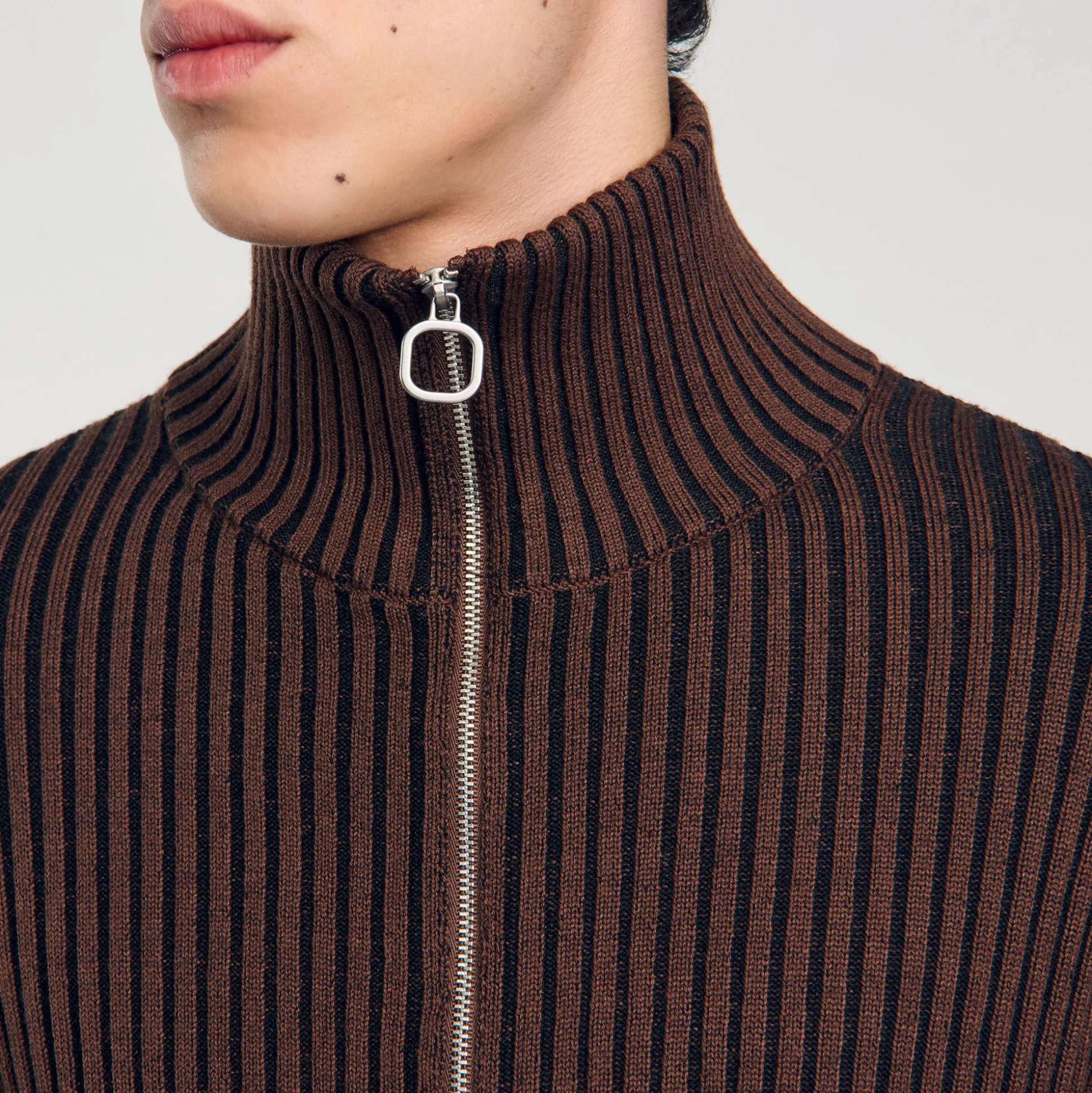 Cardigan Côtelé