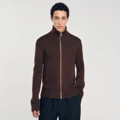 Cardigan Côtelé