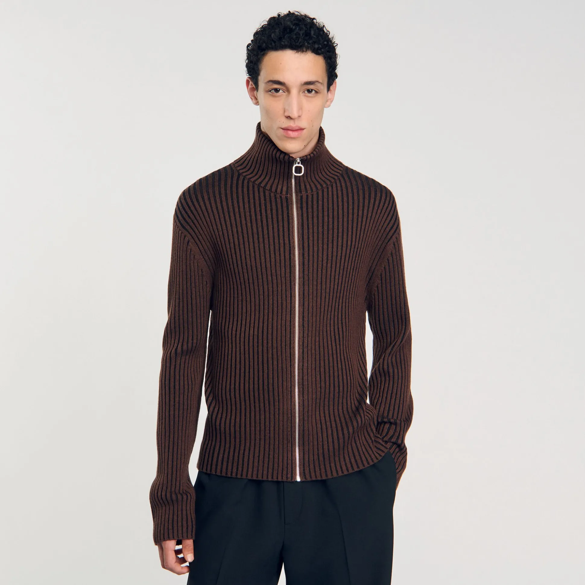 Cardigan Côtelé