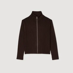 Cardigan Côtelé