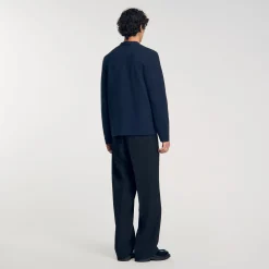 Cardigan Détail Fleur