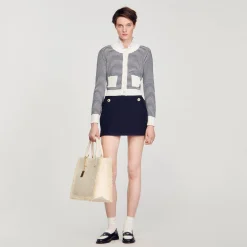 Cardigan En Maille Bouclette