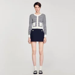 Cardigan En Maille Bouclette