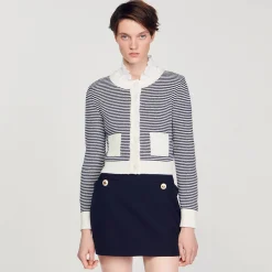 Cardigan En Maille Bouclette