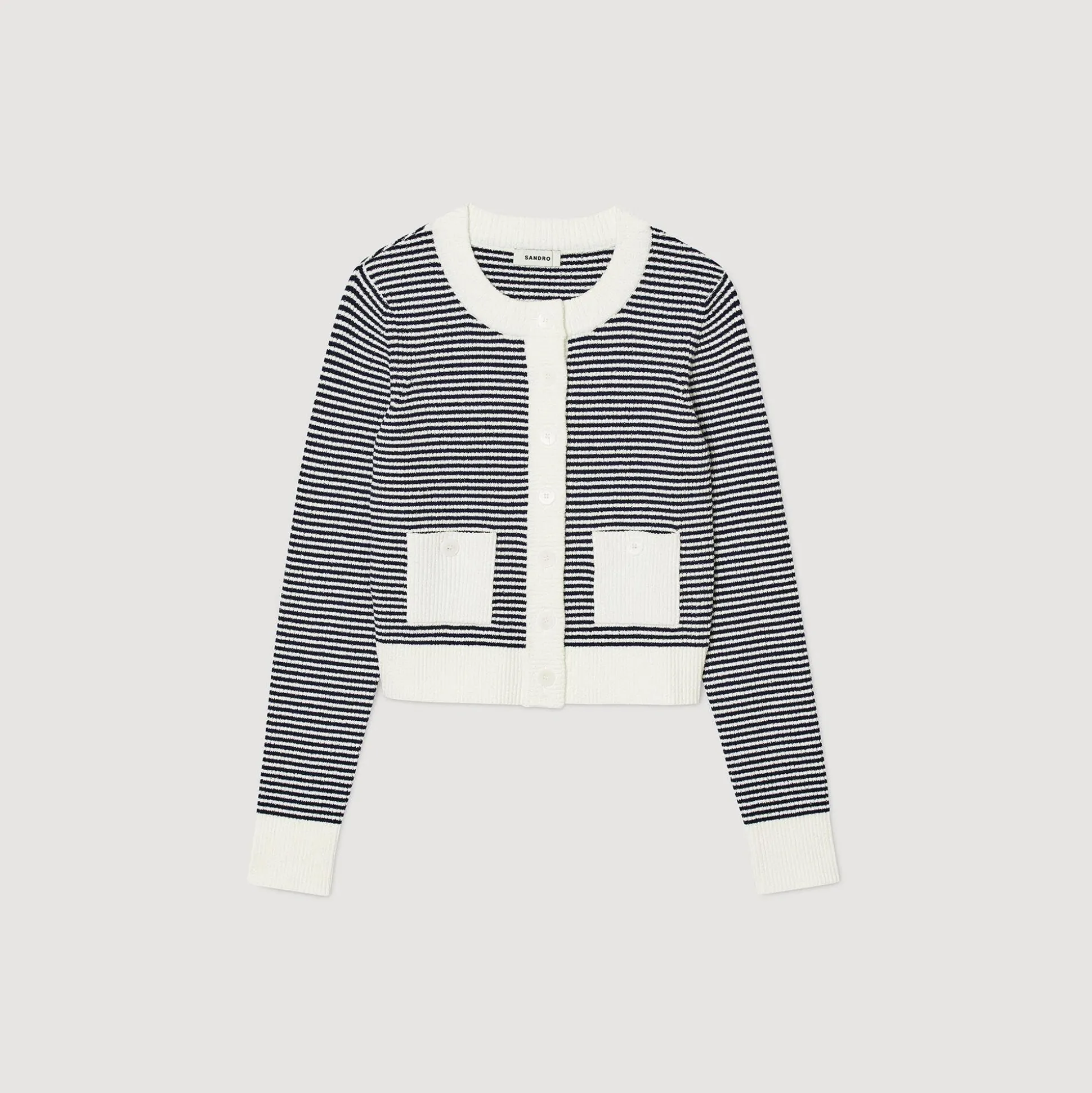 Cardigan En Maille Bouclette
