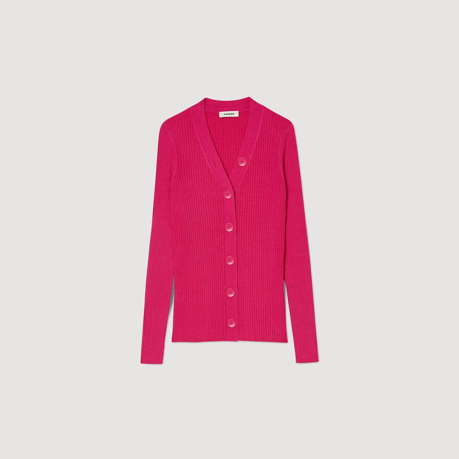 Cardigan En Maille Côtelée